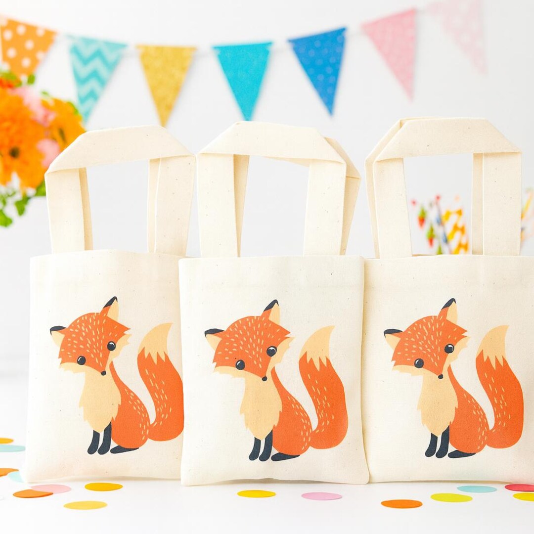 Fox Party Favor Bags - Perfect for Fox or Woodland Themed Parties ...
