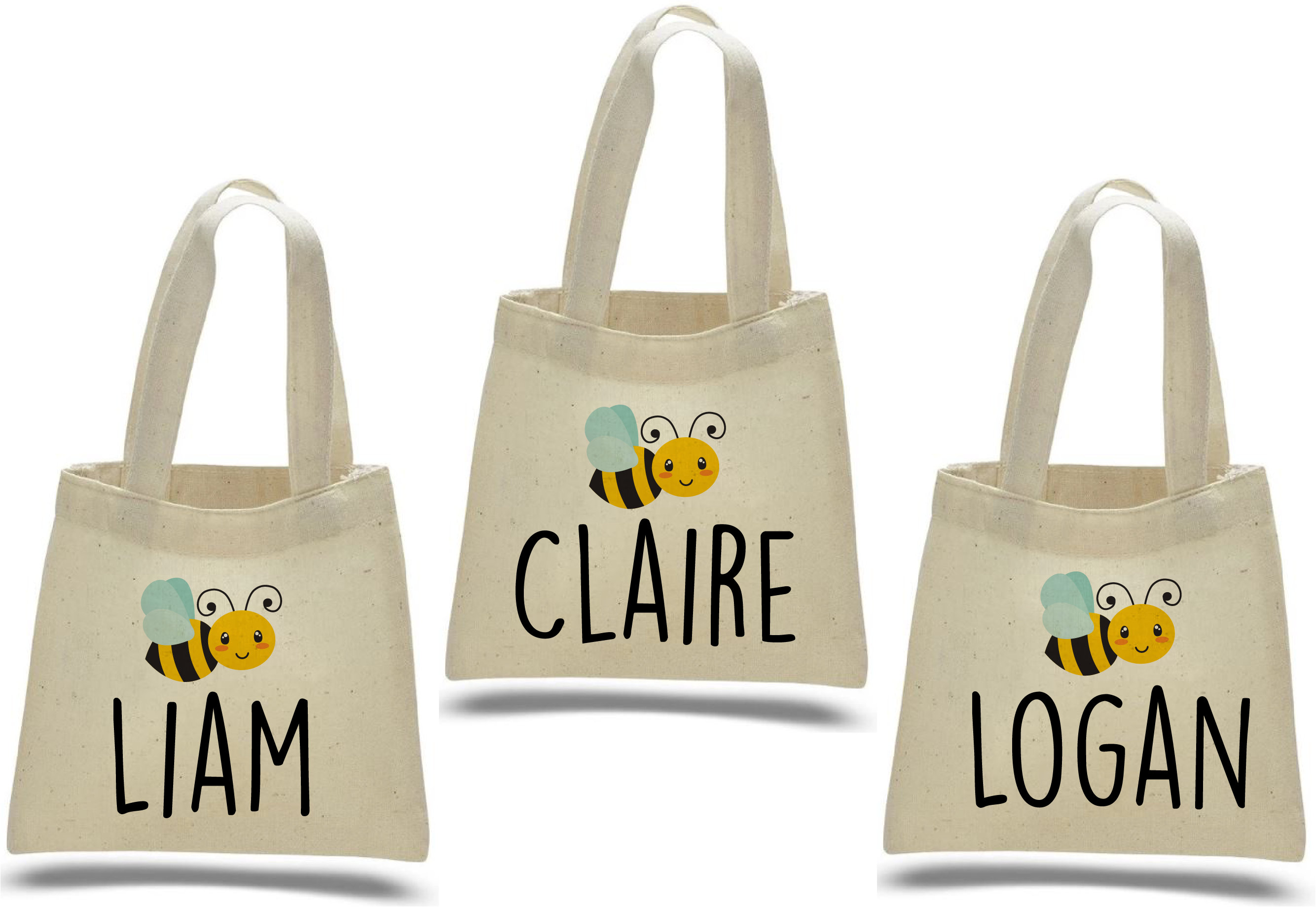 3 Bee Party Favor Bags Bee Gift Bags Bumblebee Party Favors Etsy
