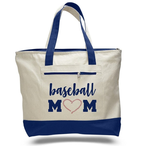 Baseball Mom Tote Bag, Baseball Mom, Baseball Mom Tote, Tote Bag, Baseball Mom Bag, Baseball Tote Bag, Baseball Tote, Baseball, Canvas Tote