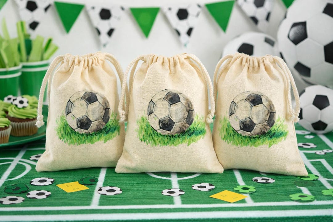 Soccer Party Favor Treat Goodie Bags - Etsy