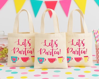 Tea Party Party Favor Bags - Sold Individually