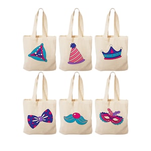 6 Purim Party Favor Bags, Purim Party Favors, Party Favor Bags, Purim Goodie Bags, Purim Party Decor, Purim Treat Bags, Purim Gift Bags, Bag