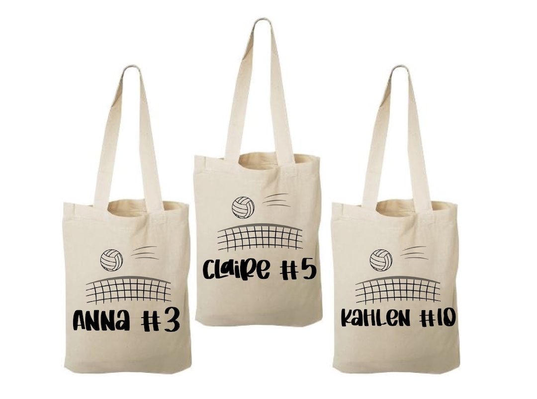 3 Volleyball Treat Bags, Volleyball Party, Volleyball Party Favor Bags, Volleyball Party Favors