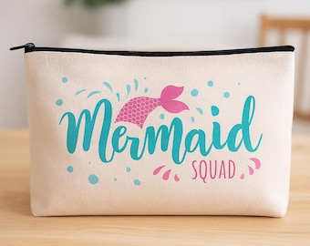 Mermaid Squad Cosmetic Bag | Pencil Pouch