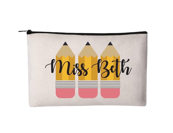 Teacher Pencil Pouch, Art Teacher Gift, Art Teacher Pencil Pouch