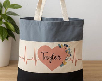 Nurse Gift - Personalized Nurse Tote Bag