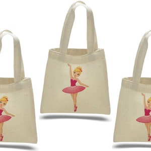 3 Ballerina Treat Bags, Ballet Party Favor Bags, Ballerina Party Favors, Party Favor Bags, Ballerina Gift Bags, Ballerina Party, Ballet Bags