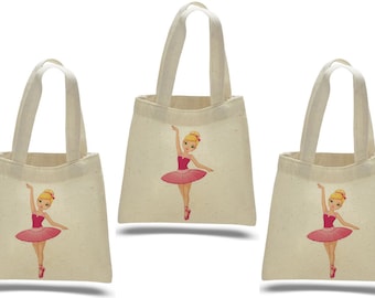 3 Ballerina Treat Bags, Ballet Party Favor Bags, Ballerina Party Favors, Party Favor Bags, Ballerina Gift Bags, Ballerina Party, Ballet Bags