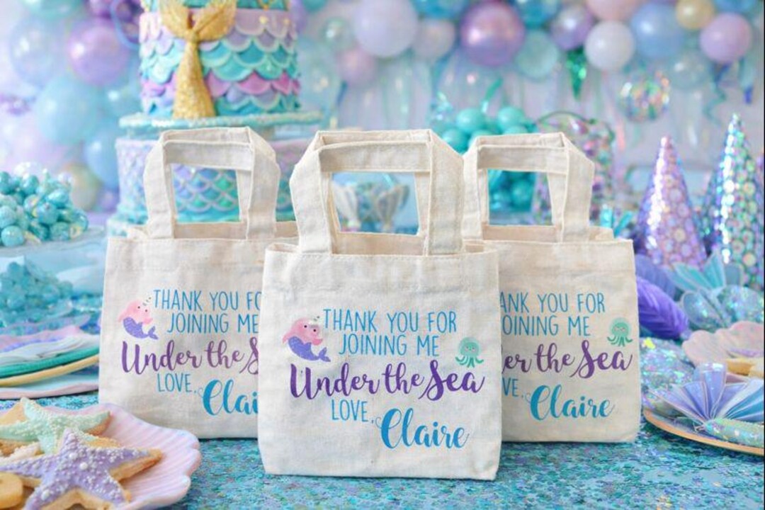 Mermaid Party Favor Bags - Sold Individually - Etsy