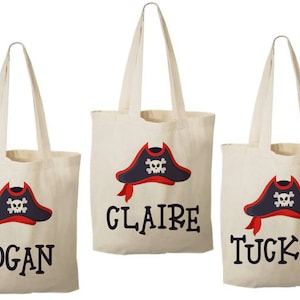 3 Pirate Party Favor Bags, Pirate Treat Bags, Pirate Gift Bags, Pirate Party Bag, Pirate Party, Pirate Party Bags, Pirate Party Favors, Bags