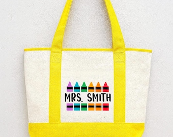 Teacher Gift - Personalized Teacher Tote Bag