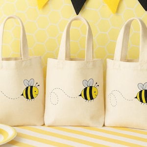 Bee Party Favor Bags – Bumble Bee Design, Set of 3