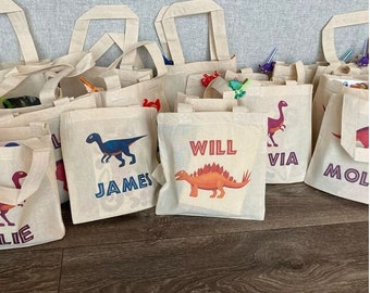 6 Dinosaur Treat Bags, Dinosaur Party Favor Bags, Dinosaur Party Favors, Dino Party Bags, Dinosaur Party Decor, Dinosaur Party, Boys Party