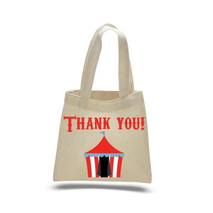 6 Circus Treat Bags, Carnival Party Favor Bags, Circus Party Favors, Carnival Party Bags, Circus Party Decor, Carnival Party, Circus Bags