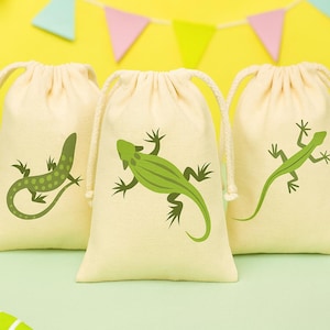 Eidechse Leckerlibeutel, Eidechse Party Favor Taschen, Eidechse Geburtstag Taschen, Eidechse Partygeschenke, Eidechse Party Taschen, Eidechse Geschenktasche
