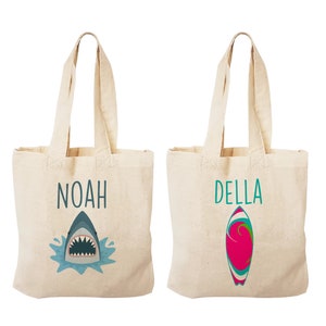 2 Shark Party Favor Bags, Shark Party Favors, Surf Party Favor Bags, Shark Goodie Bags, Shark Party Decor, Shark Treat Bags, Shark Gift Bags