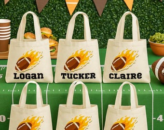 Gepersonaliseerde voetbalbedankjes – canvas goodiebags op maat