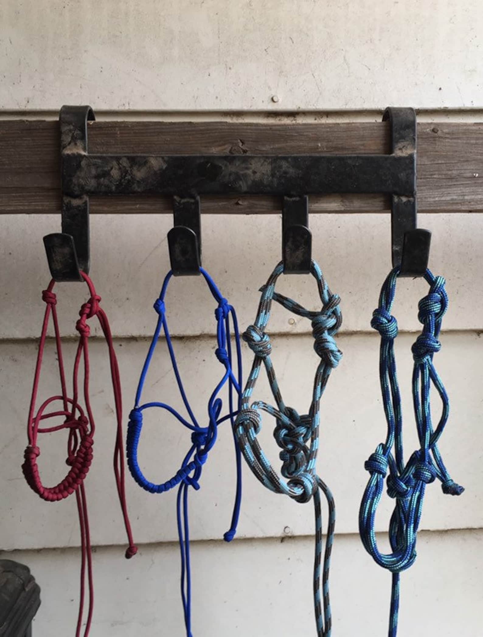 Paracord Goat Halter With Wrapped Noseband Etsy