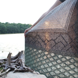 SUMMIT Shawl | Knitting Pattern | Mountain Design | Digital PDF