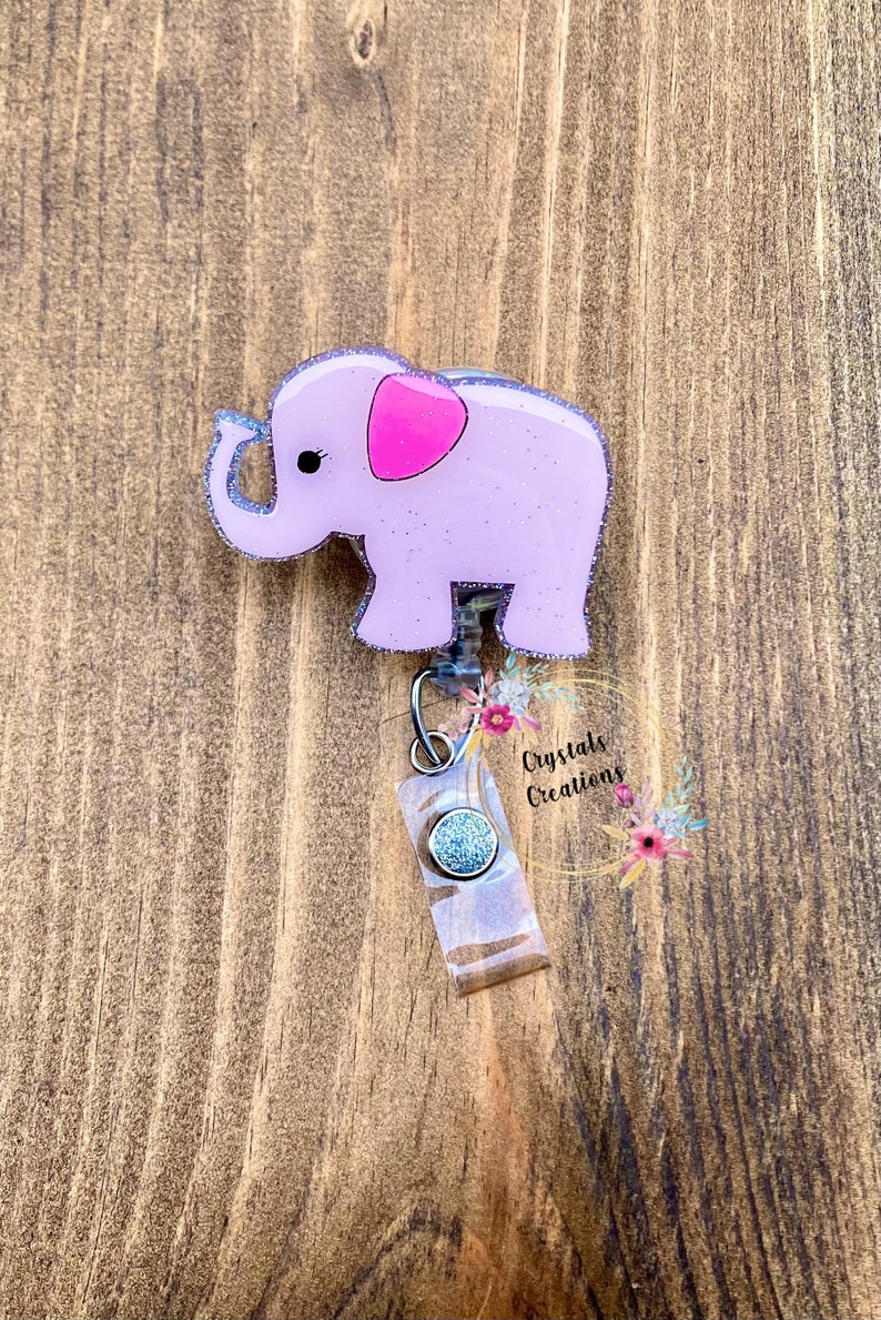Elephant Badge Reel