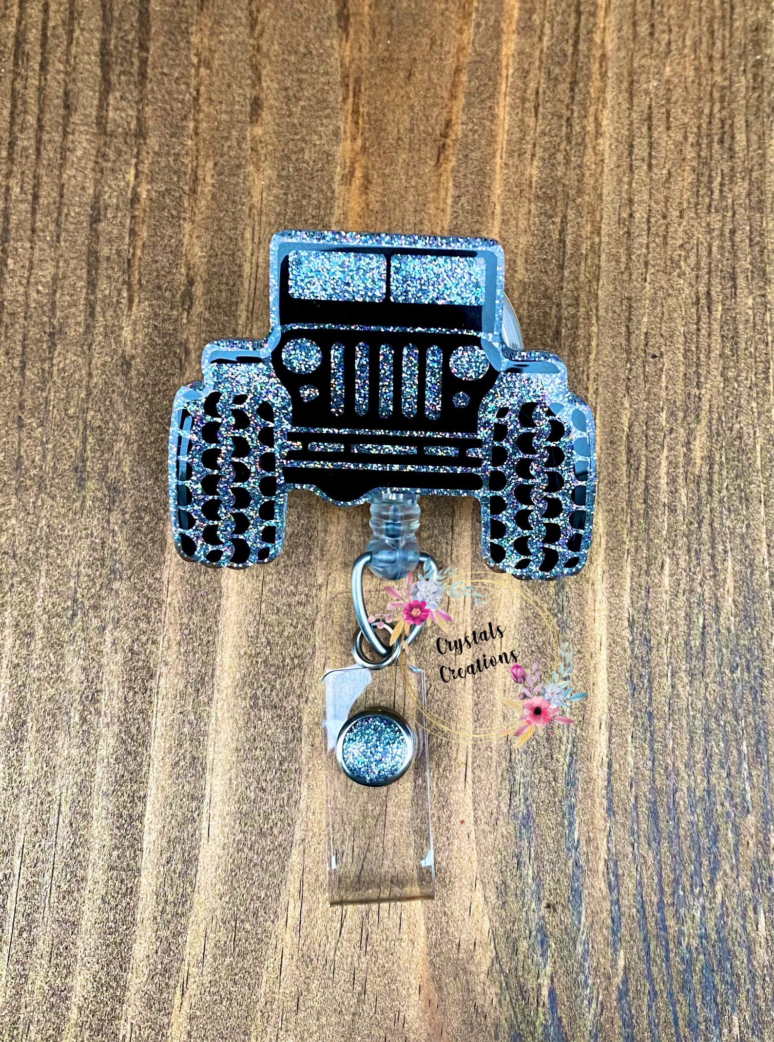 Jeep Badge Reel Cute Badge Reel Off Road Vehicle Custom Etsy