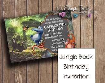 Jungle Book Birthday Party Invitation