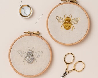 Embroidery Kit - Goldwork Bumblebee