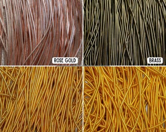 Goldwork Embroidery Thread – Smooth & Rough Purl Bullion Wire for Hand Embroidery