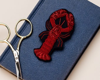 Goldwork Lobster Deluxe Embroidery Kit