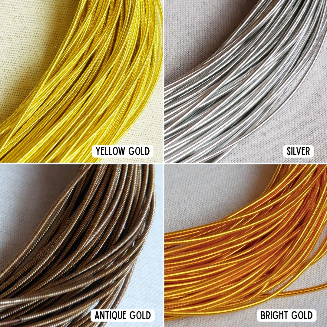 Goldwork Embroidery Thread – Pearl Purl / Stiff Wire for Hand ...