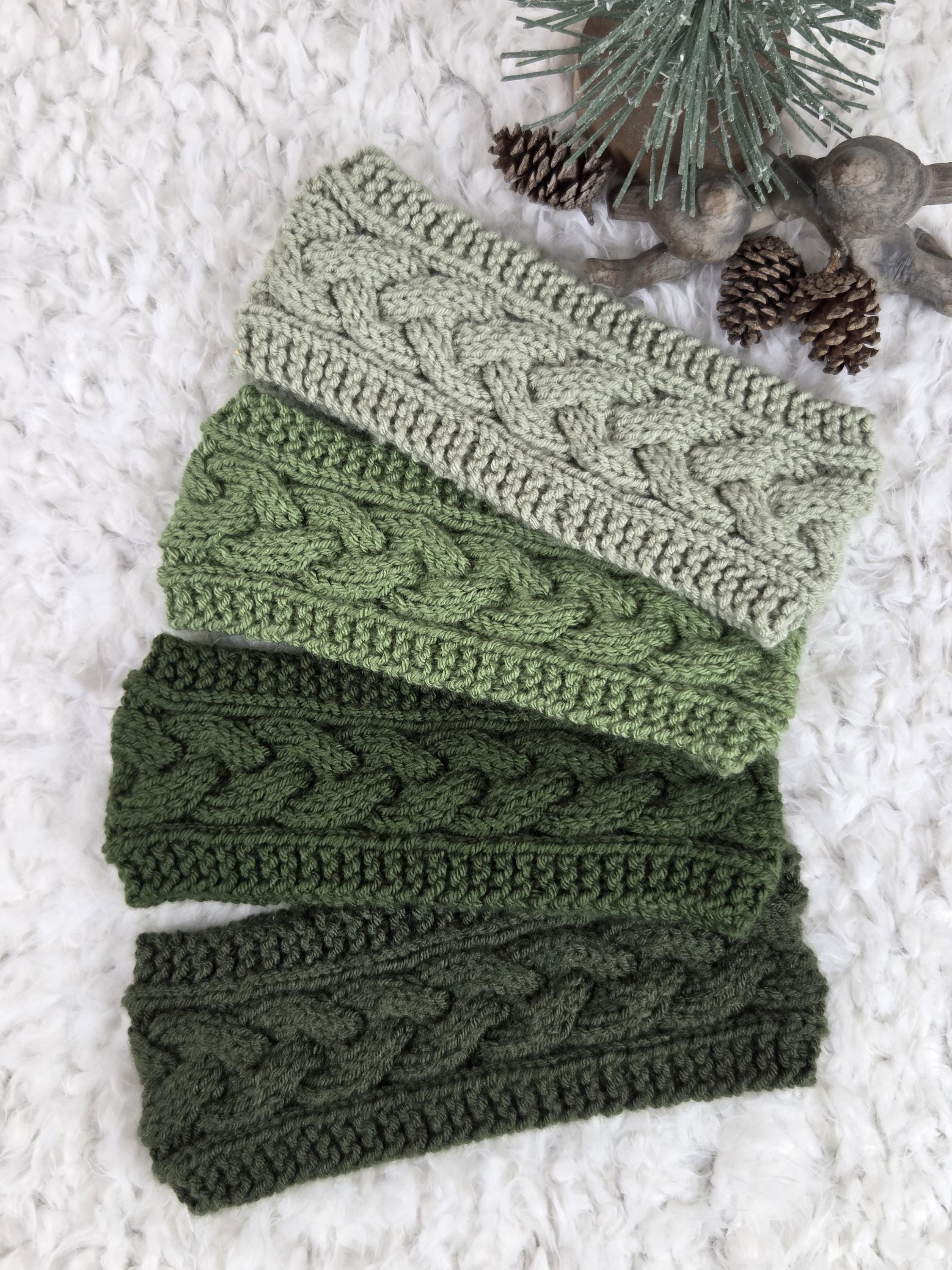 Green Headband Wool - Etsy