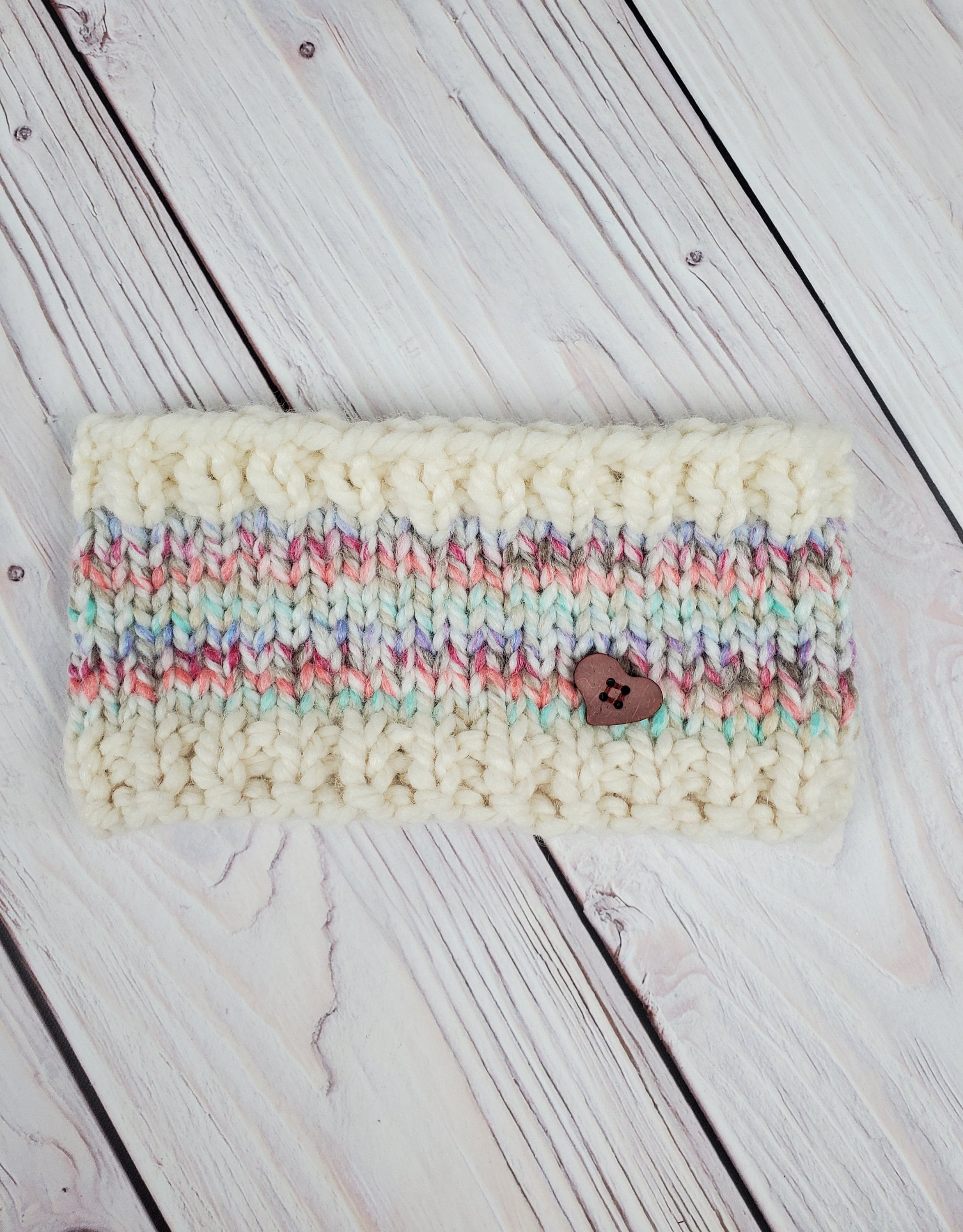 Ladies Bulky Knit Winter Ear Warmer