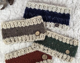 Damen Handgefertigtes sperriges Winter Stirnband