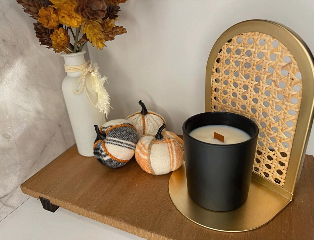 Pumpkin & Cinnamon Ember | 8 Oz Luxury Coconut Soy Candle With Cherry ...