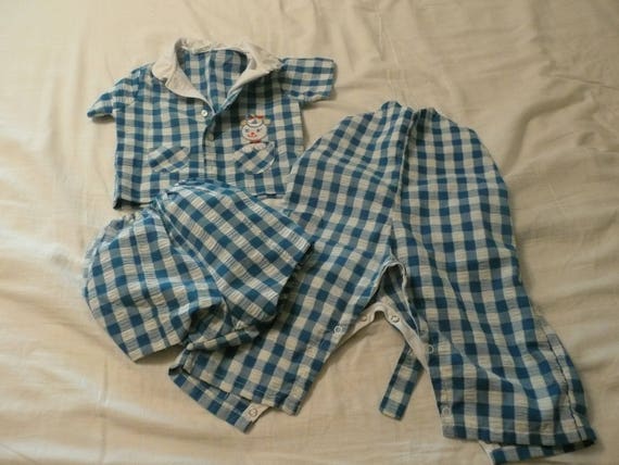 Vintage Tiny Tots original 3 piece boys outfit #a… - image 1