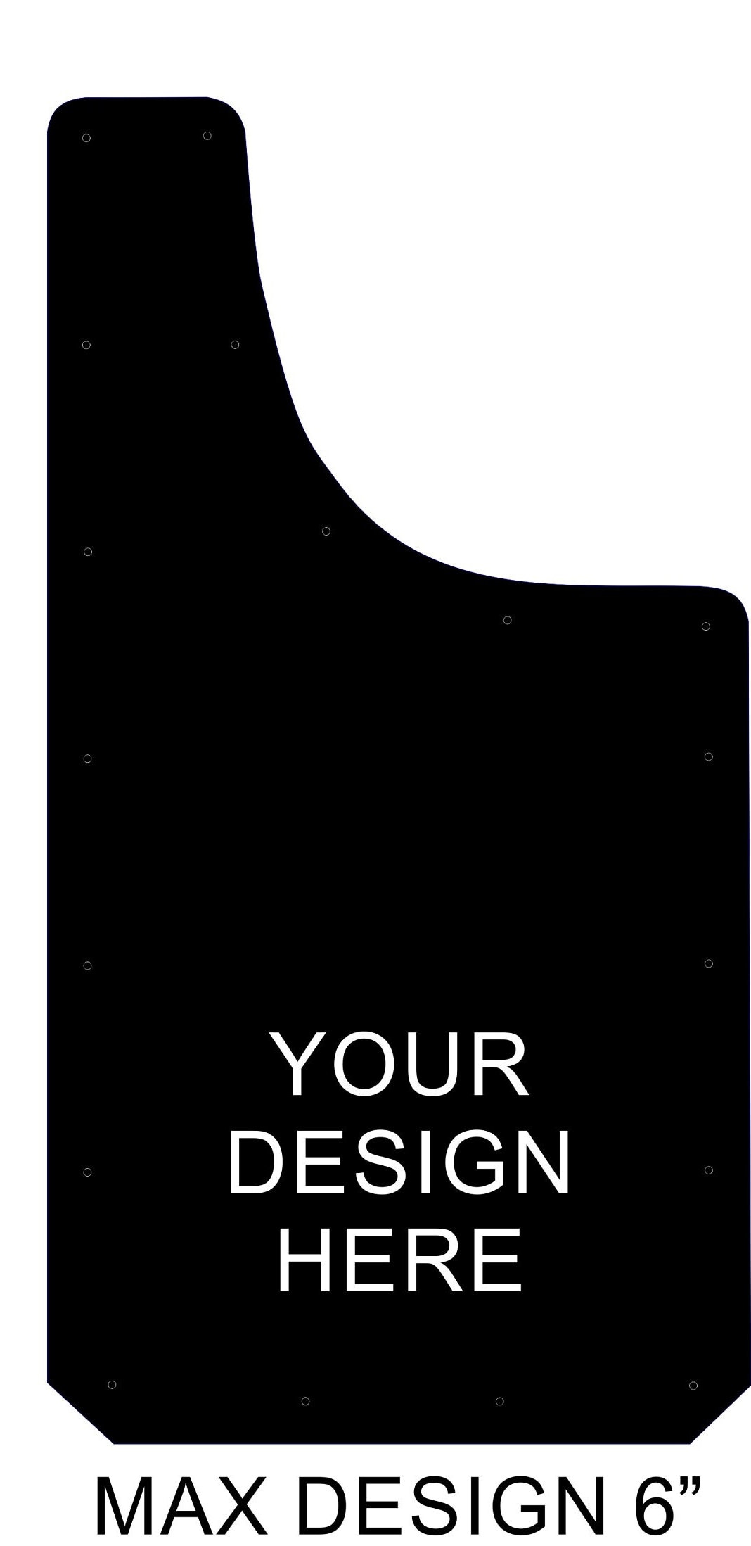 Pickup/suv Custom Lighted Mud Flaps, Illumiflaps, Universal Pickup/suv