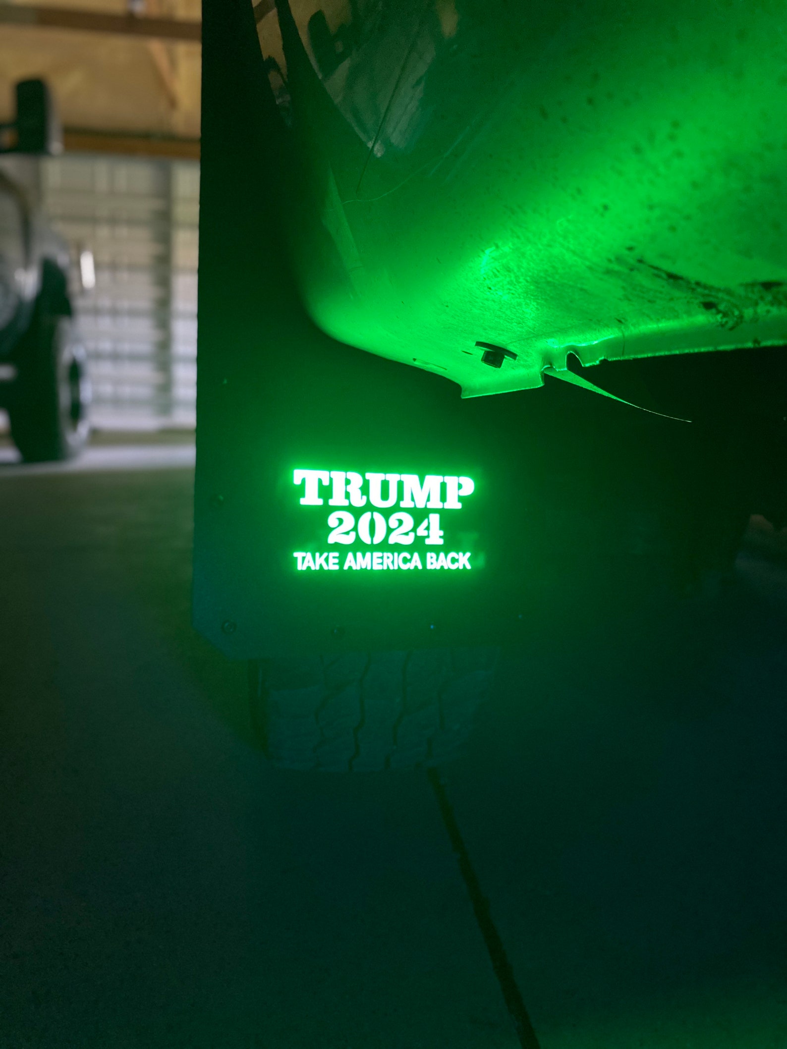 TRUMP 2024 Take America Back, Lighted Mud Flaps, Illumiflaps, Universal