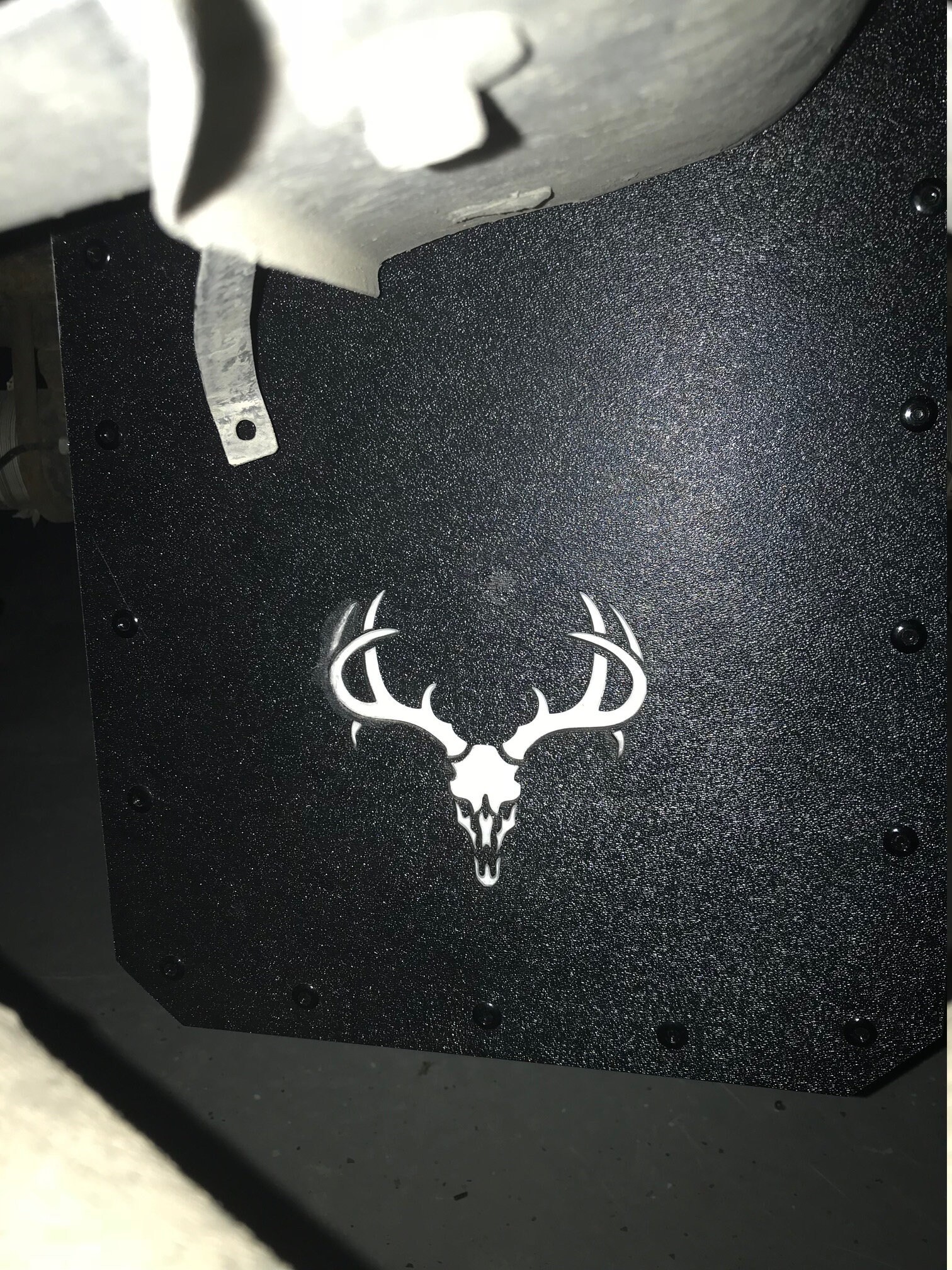 Deer Skull Lighted Mud Flaps, Illumiflaps, Universal for Trucks, Suvs