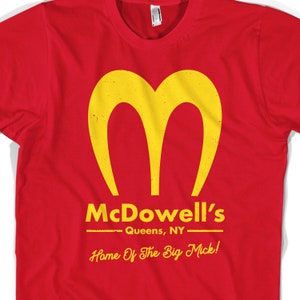 Funny Movie Shirts - McDowells Sweatshirt Coming to America Shirt Eddie Murphy Retro Movie T-Shirts Trendy Tees 3XL 4XL XXXL XXXXL Plus Size