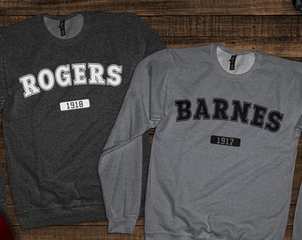 Barnes 1917 Sweatshirt Rogers 1918 Shirt Winter Soldier Sweater Superhero Matching Couple Crewnecks