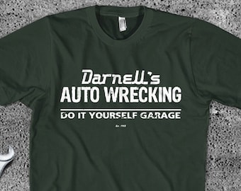 Christine Movie Shirt - vintage horror movie t-shirt, darnell's auto wrecking, 1980s retro film, 80s cult, Stephen King, classic horror, tee
