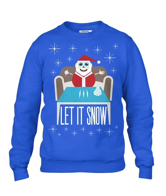 Womens Cocaine Santa Let It Snow Christmas Sweater Comic T-Shirt Womens Cocaine Santa Let It Snow Christmas Sweater Comic T-Shirt