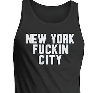 Rock and Roll Tank Top New York City Shirt Music Lover Gift for Him Funny Tanks Heavy Metal Shirts