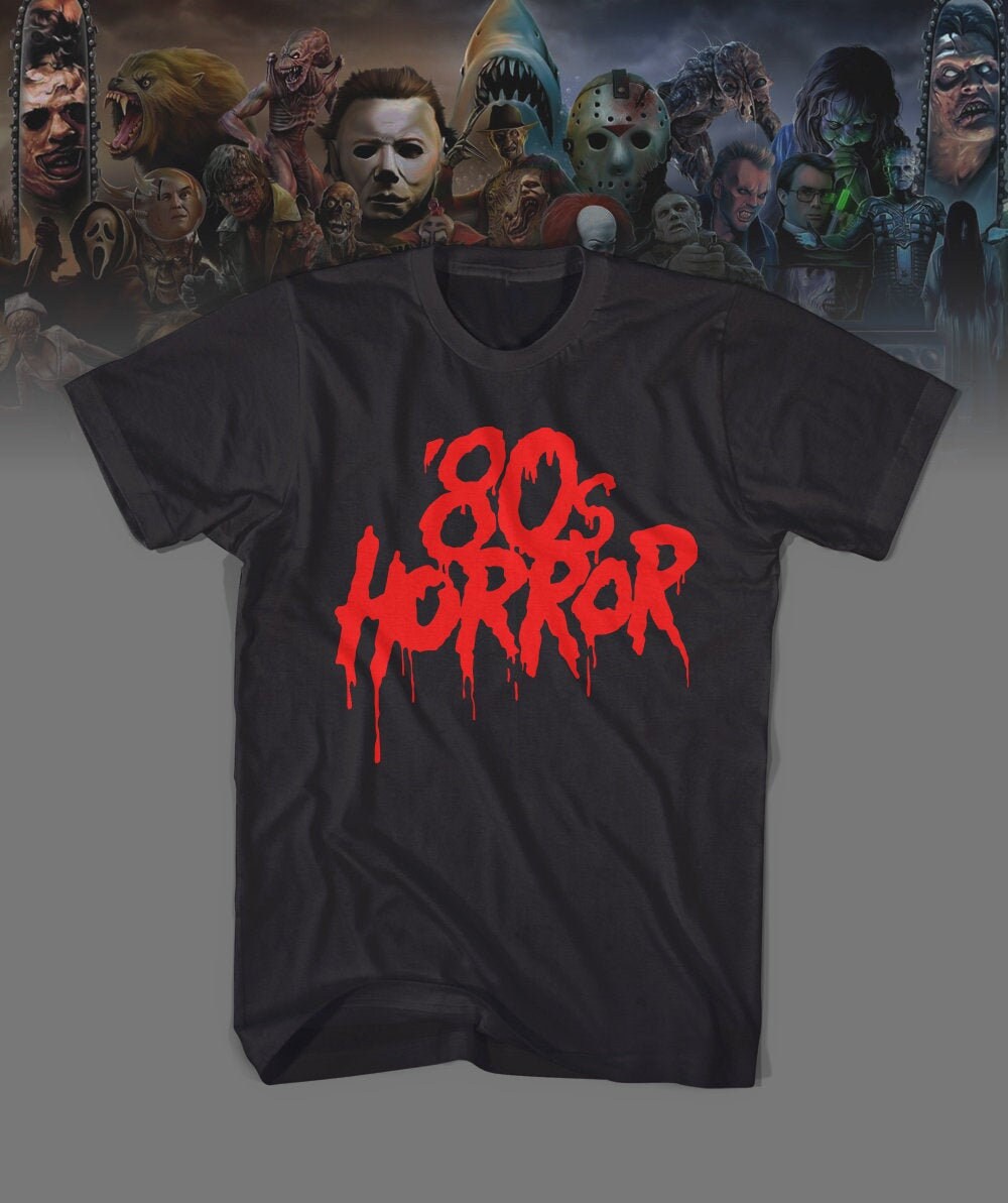 80s Horror T-Shirt Vintage Style Scary Movie T-Shirt | Etsy
