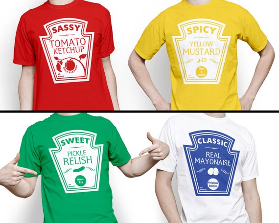 Easy Halloween Costume Relish Shirt Group Ketchup Mustard Easy Halloween Costume Relish Shirt Group Ketchup Mustard