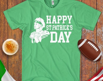 St Patrick Mahomes Saint Patricks Day Shirt - funny st. patrick's day t-shirt, st paddys day party shirt for kansas city football fans