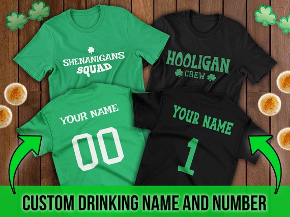 Shenanigan Squad Funny St Patricks Day Group Drinking T-Shirt Shenanigan Squad Funny St Patricks Day Group Drinking T-Shirt