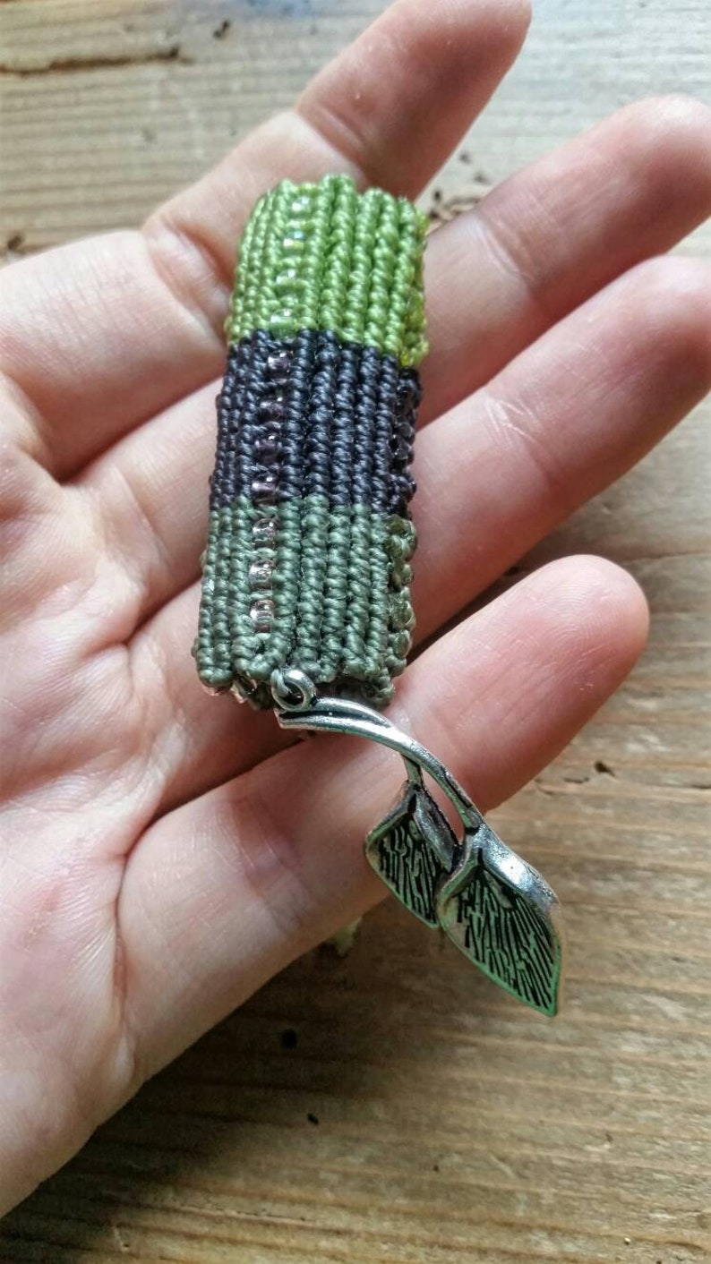 for hippie. hair bead for dreads dreadlock beads Micromacrame jewelry