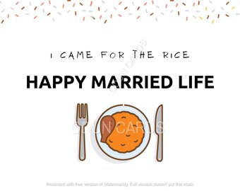 Happy Married Life | Nigerian Sayings | Celebration | E-Cards | Instant Download