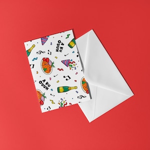 Tarjeta de felicitación nigeriana / Yoruba / Imprimible / Descarga digital / Tarjetas electrónicas / Plegable 5x7 /